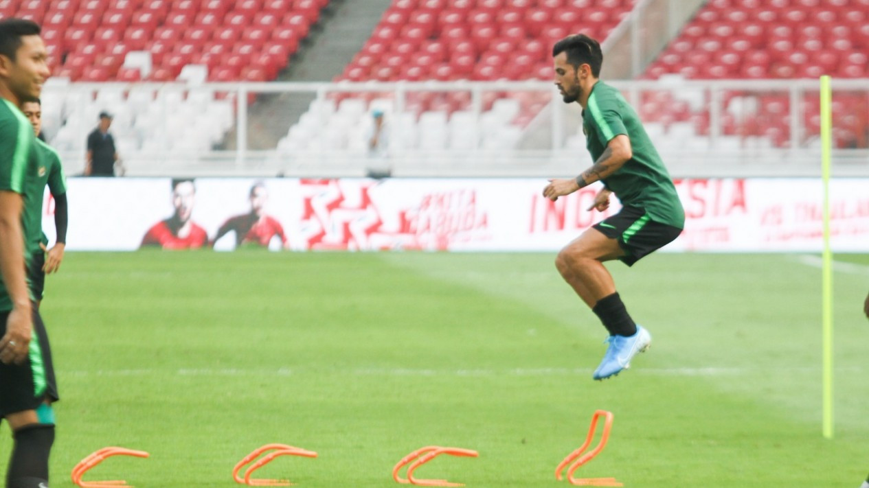 Latihan Timnas Indonesia Jelang Lawan Thailand
