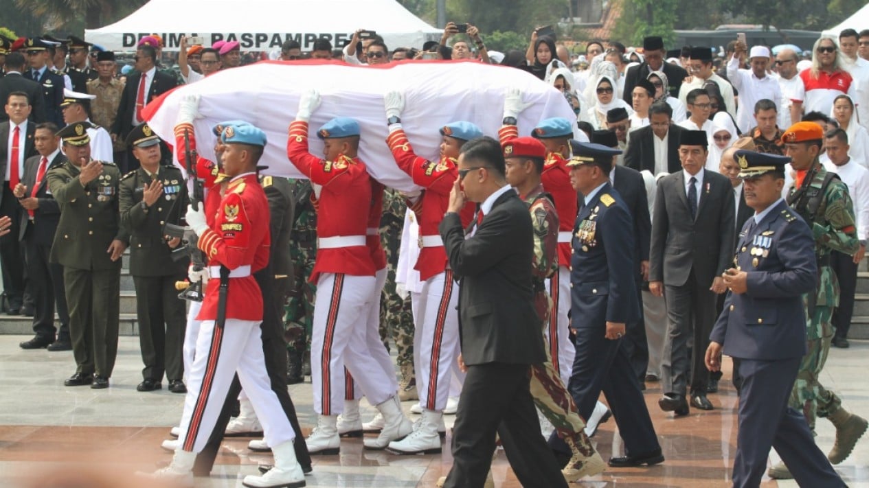 Pemakaman Mantan Presiden BJ Habibie