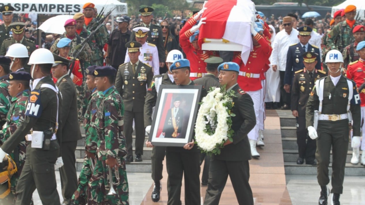 Pemakaman Mantan Presiden BJ Habibie