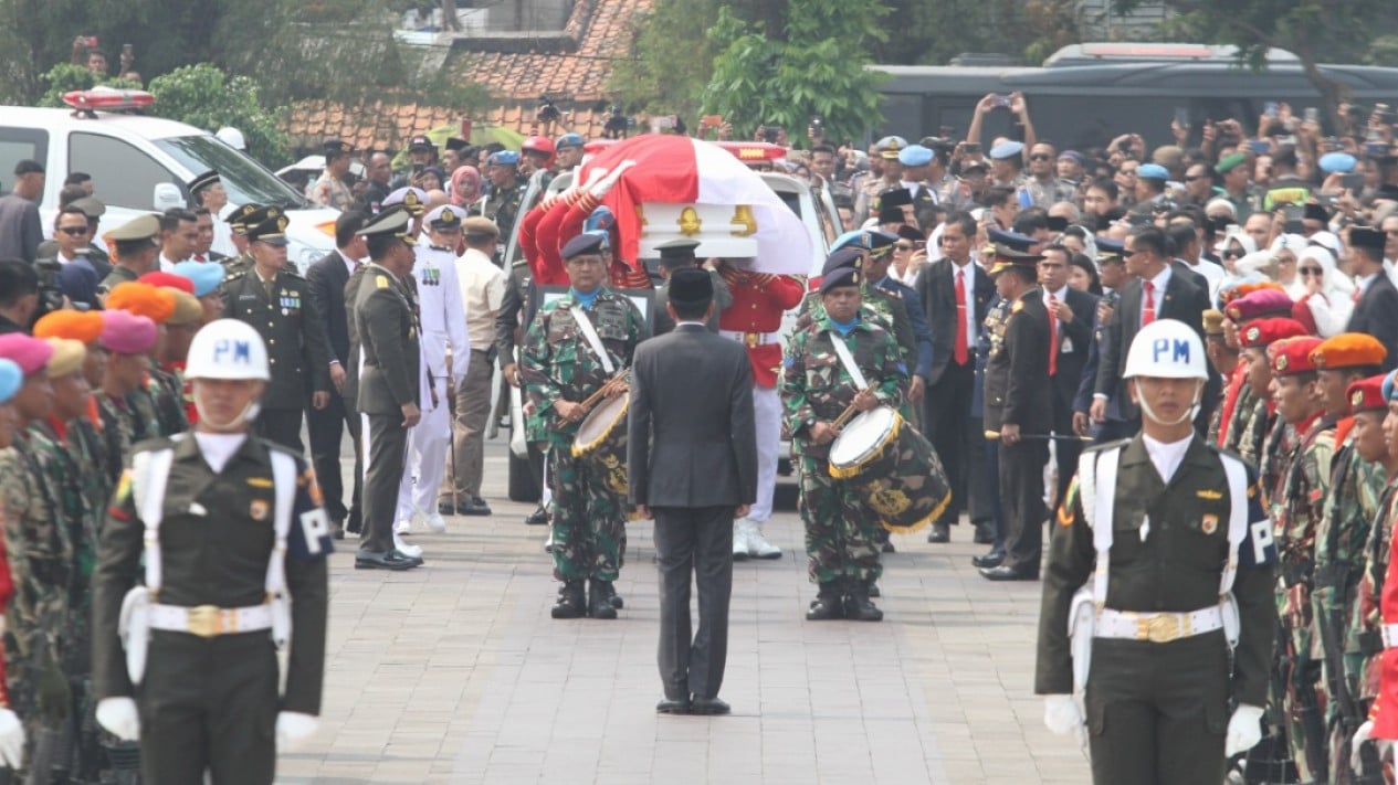 Pemakaman Mantan Presiden BJ Habibie