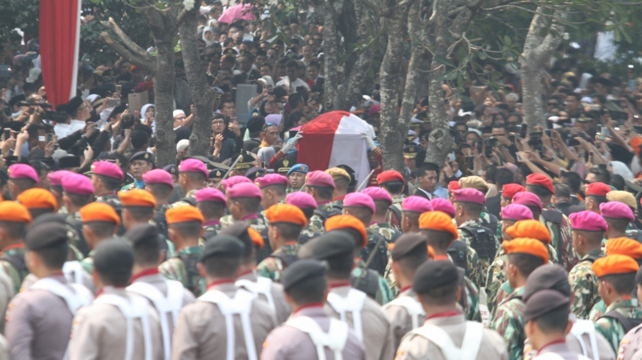 Pemakaman Mantan Presiden BJ Habibie