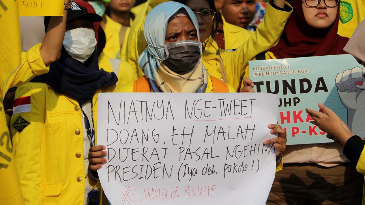 Aksi Tolak RKUHP