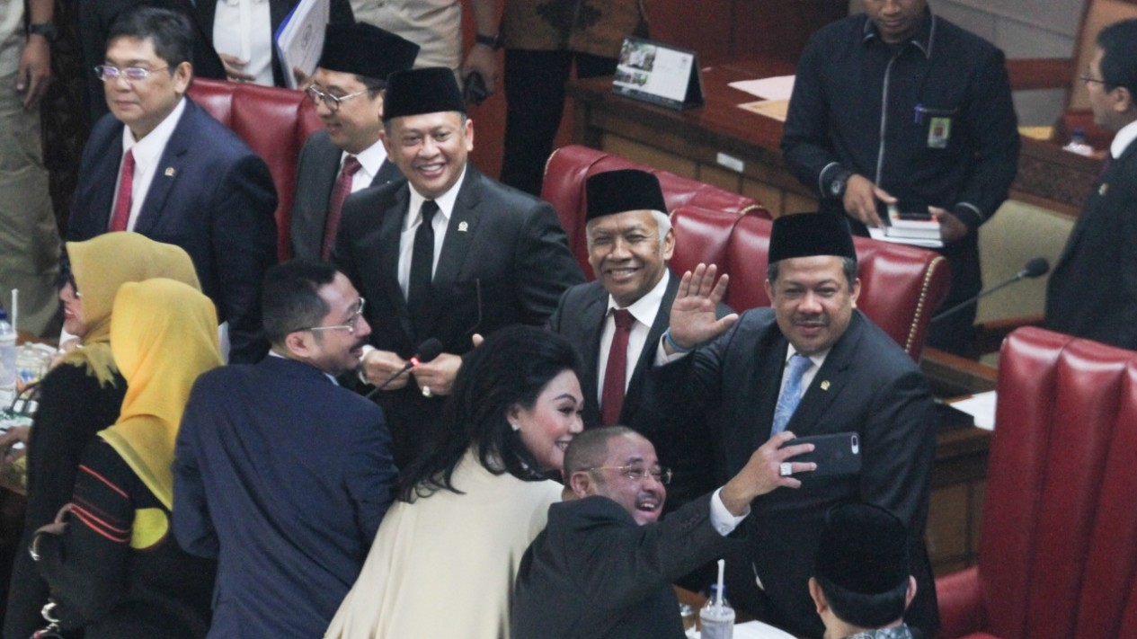Rapat Paripurna Terakhir DPR RI