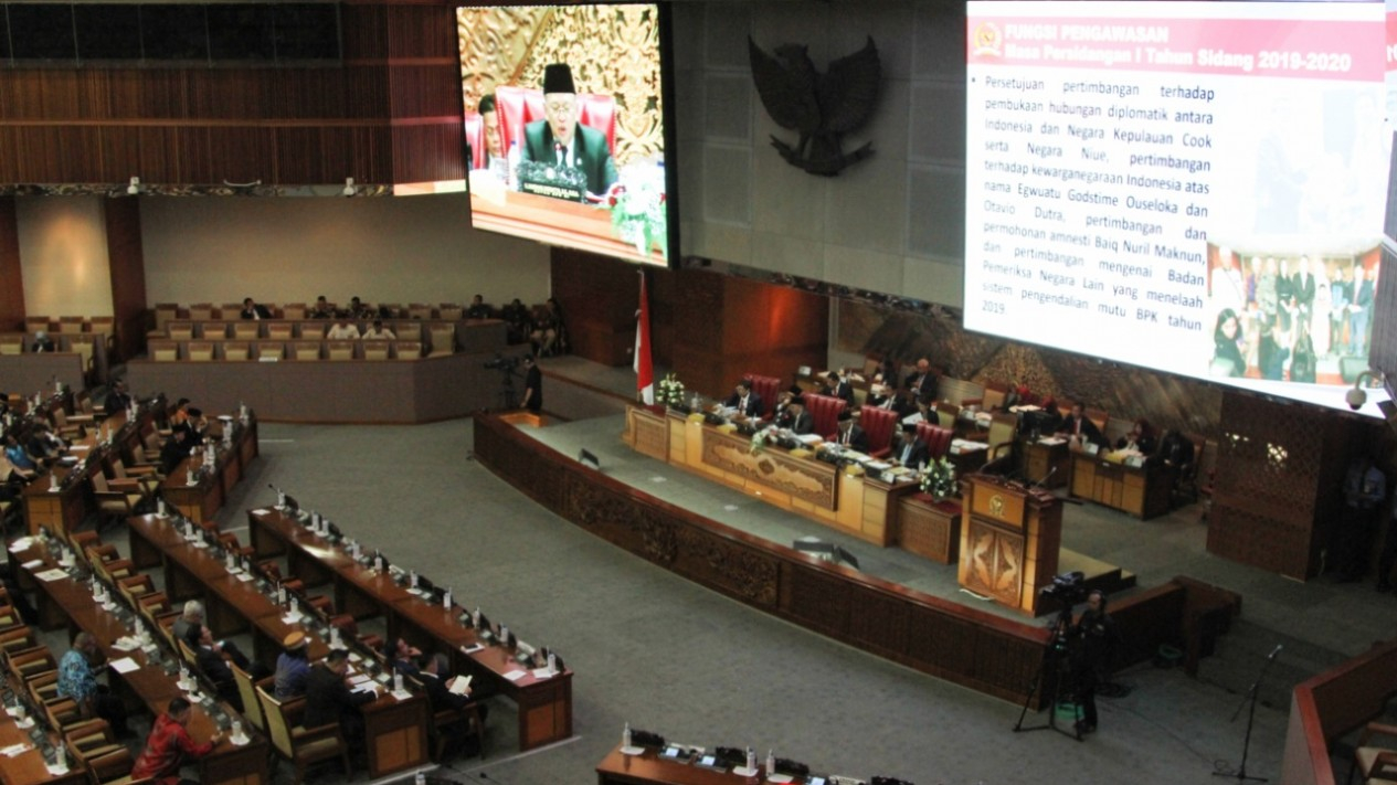 Rapat Paripurna Terakhir DPR RI