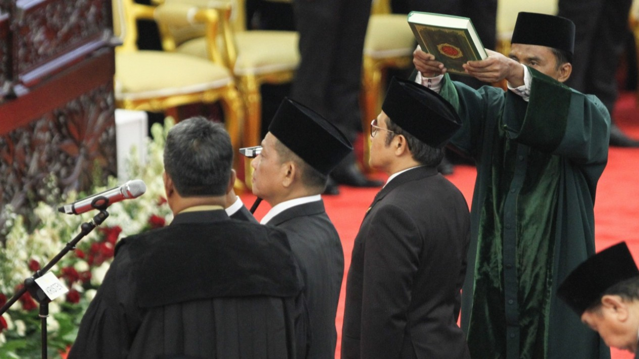 Sumpah Jabatan dan Pelantikan Anggota DPR Periode 2019-2024