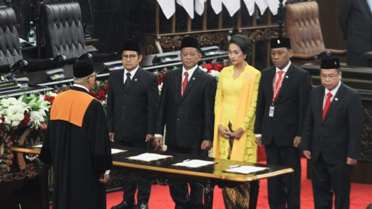 Sumpah Jabatan dan Pelantikan Anggota DPR Periode 2019-2024