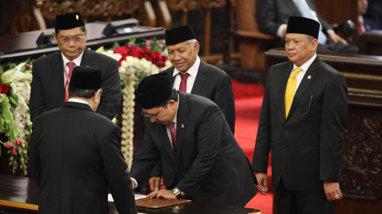 Sumpah Jabatan dan Pelantikan Anggota DPR Periode 2019-2024