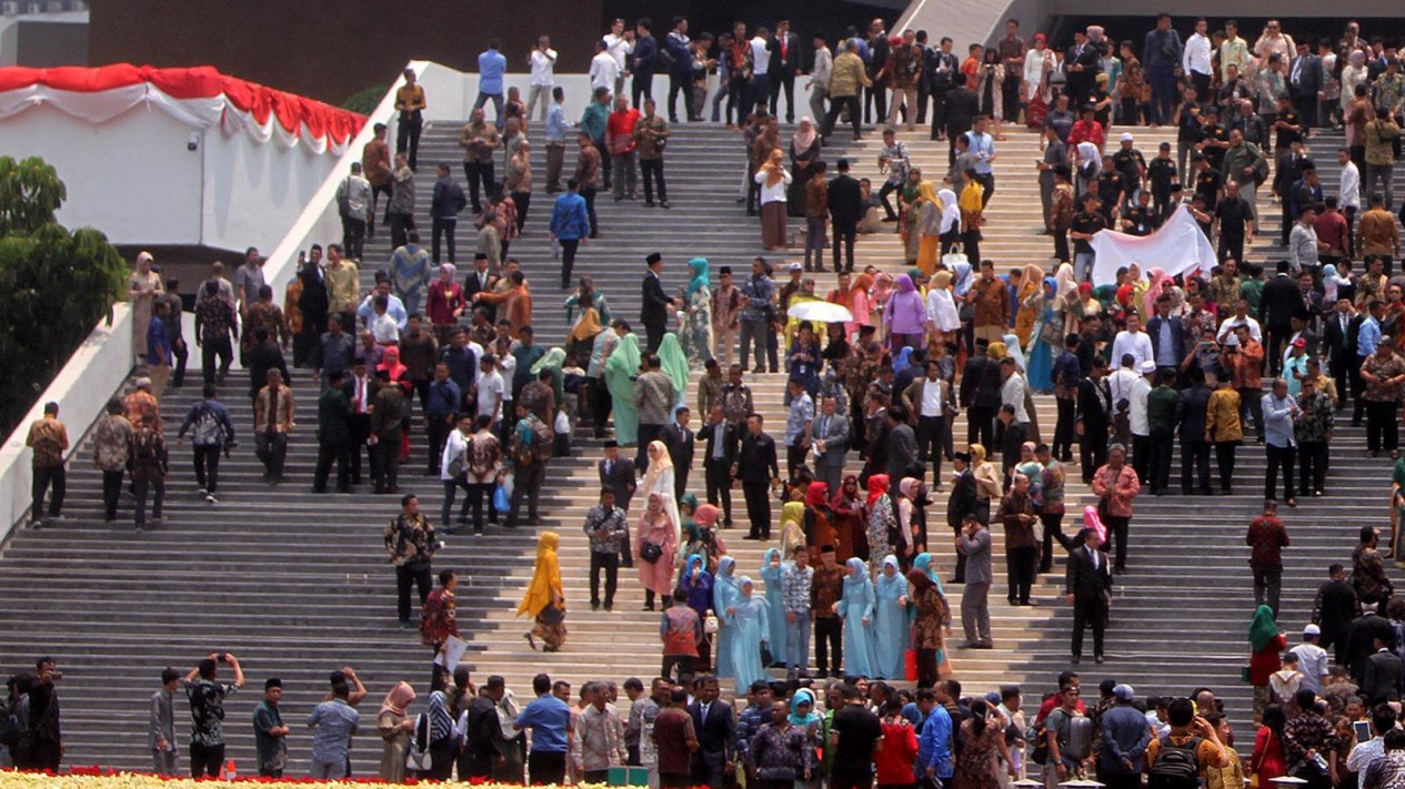 Aksi Anggota DPR Usai Dilantik di Gedung Kura-kura