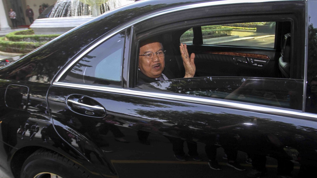 Purnatugas, Jusuf Kalla Tinggalkan Istana Wakil Presiden