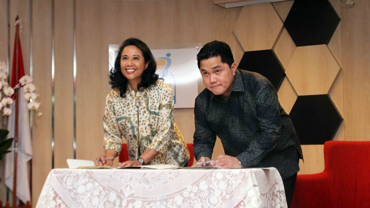 Sertijab Menteri BUMN Erick Thohir