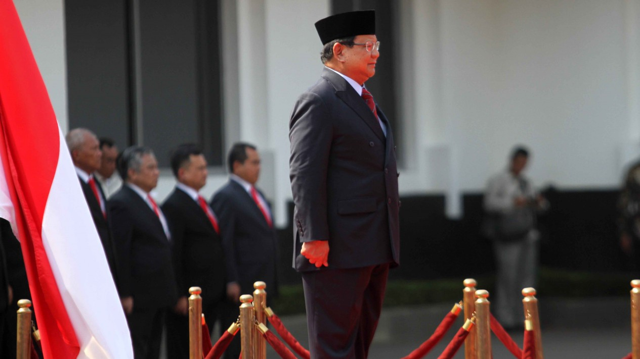 Sertijab Menhan Prabowo Subianto