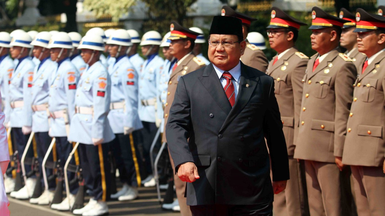 Sertijab Menhan Prabowo Subianto