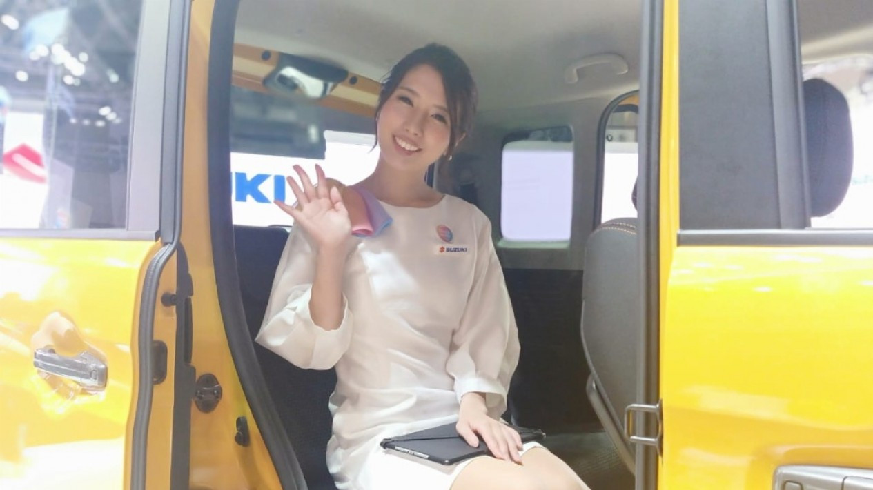 Deretan SPG Cantik di Gelaran Tokyo Motor Show 2019