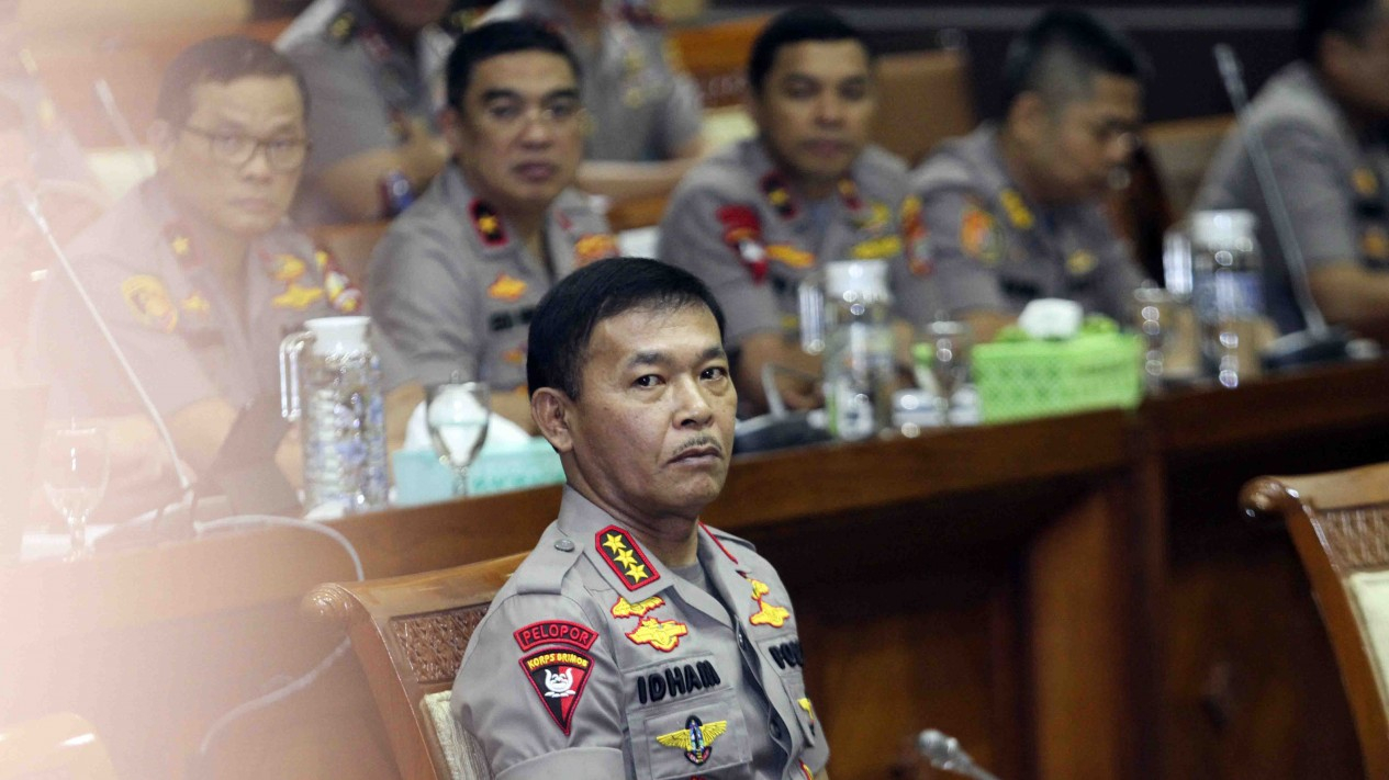 Calon Kapolri Idham Azis, Jalani Fit and Proper Test di DPR