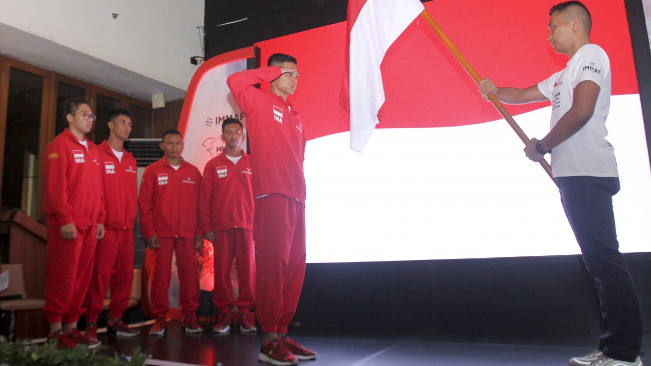 Pelepasan Timnas MMA Indonesia ke Kejuaraan Dunia