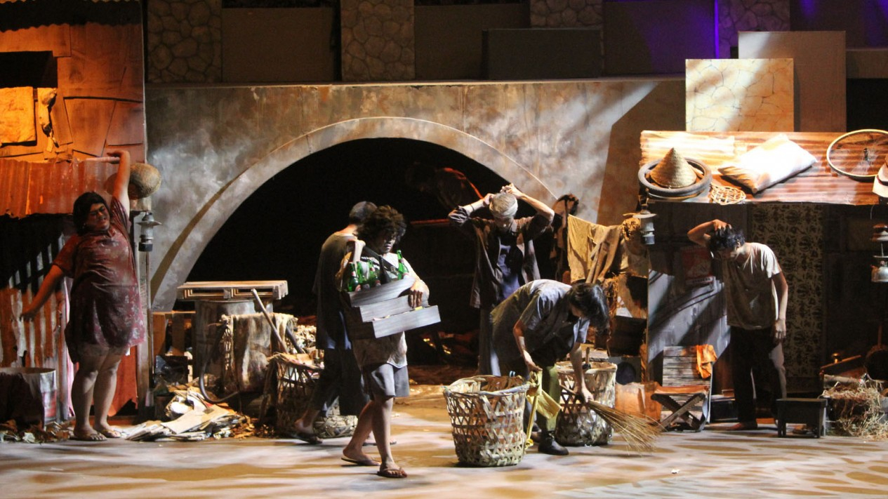 Teater Koma Pentaskan J.J Sampah-sampah Kota