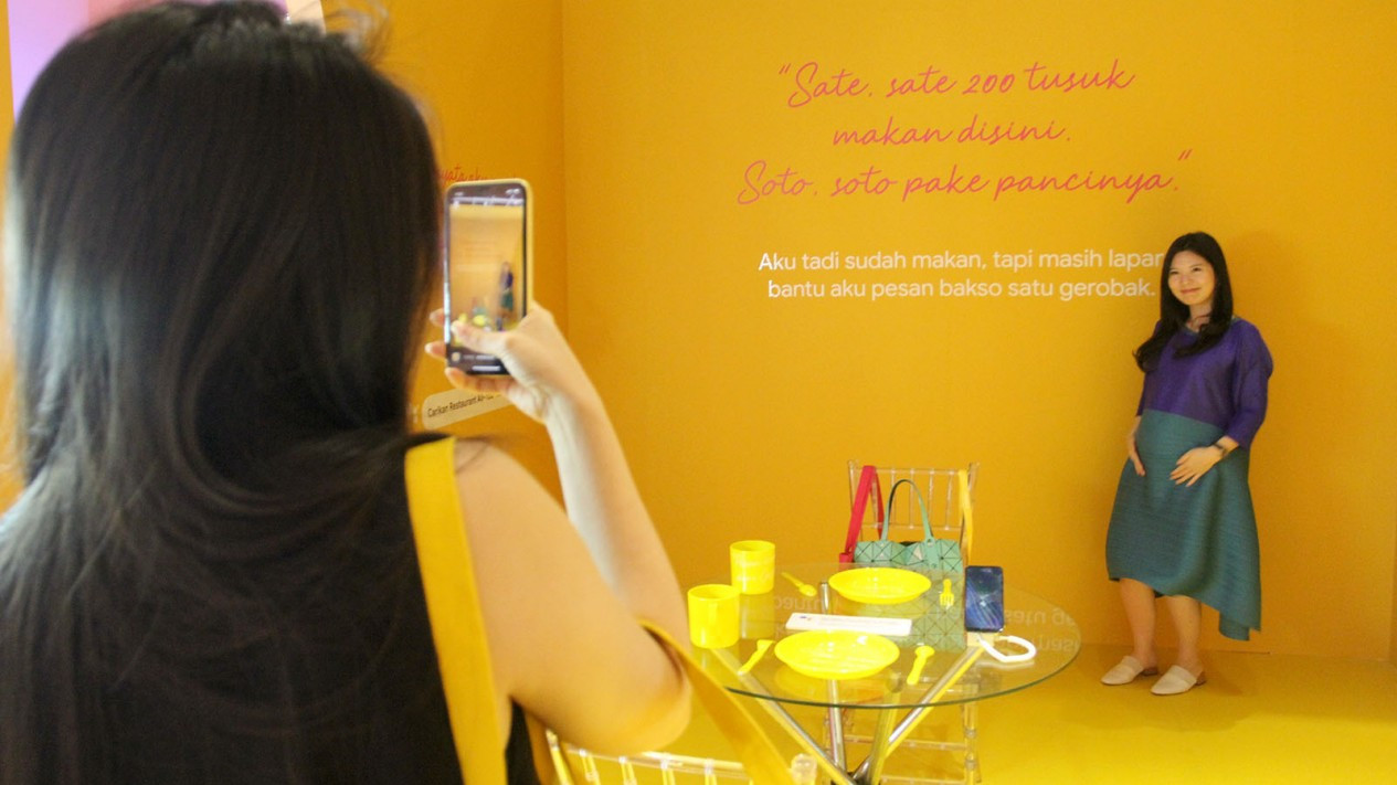 Berfoto di Taman Ria Google for Indonesia