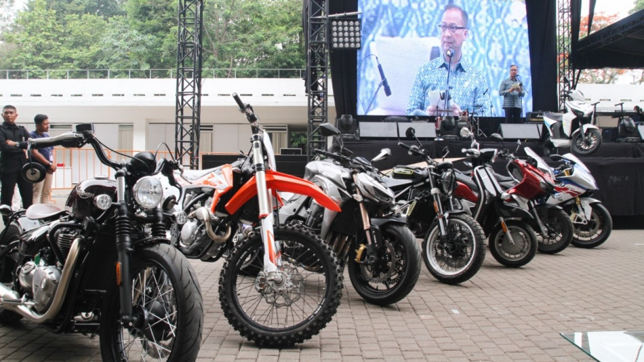 Wakili Jokowi, Menperin Buka IIMS Motobike Expo 2019