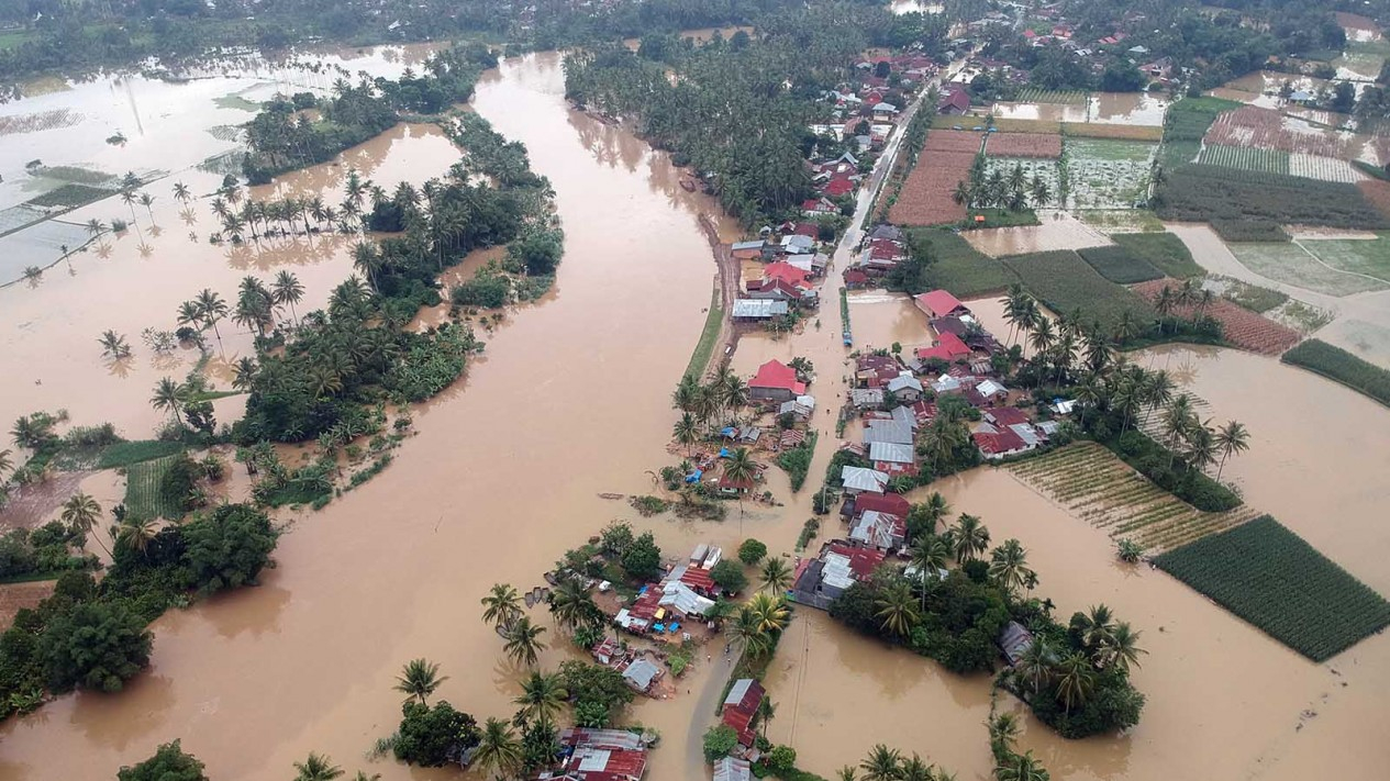 Dampak Banjir Limapuluhkota di Sumbar