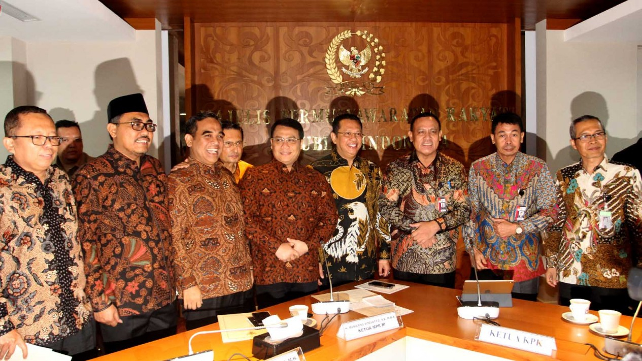 Pimpinan KPK Bertemu Pimpinan MPR