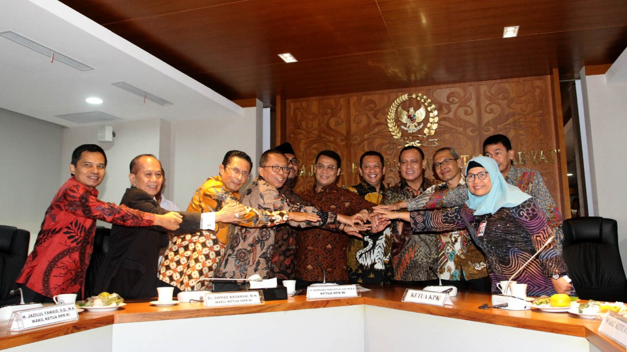 Pimpinan KPK Bertemu Pimpinan MPR