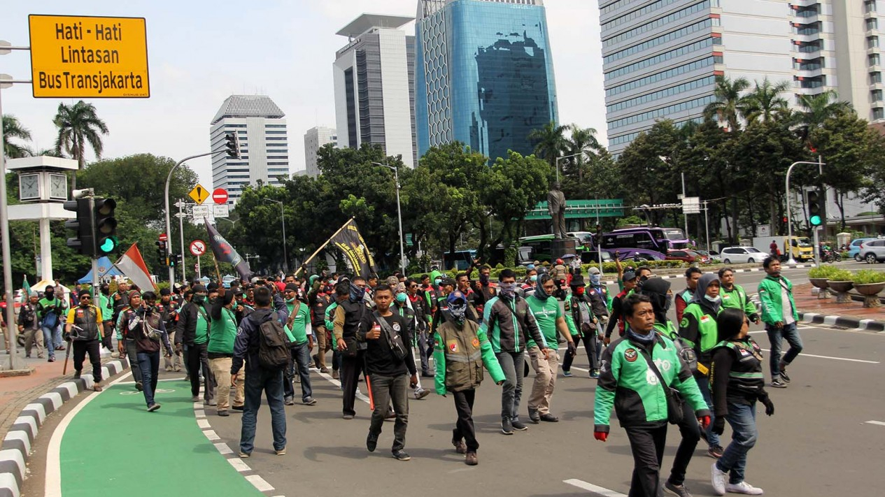 Demo Pengemudi Ojek Online