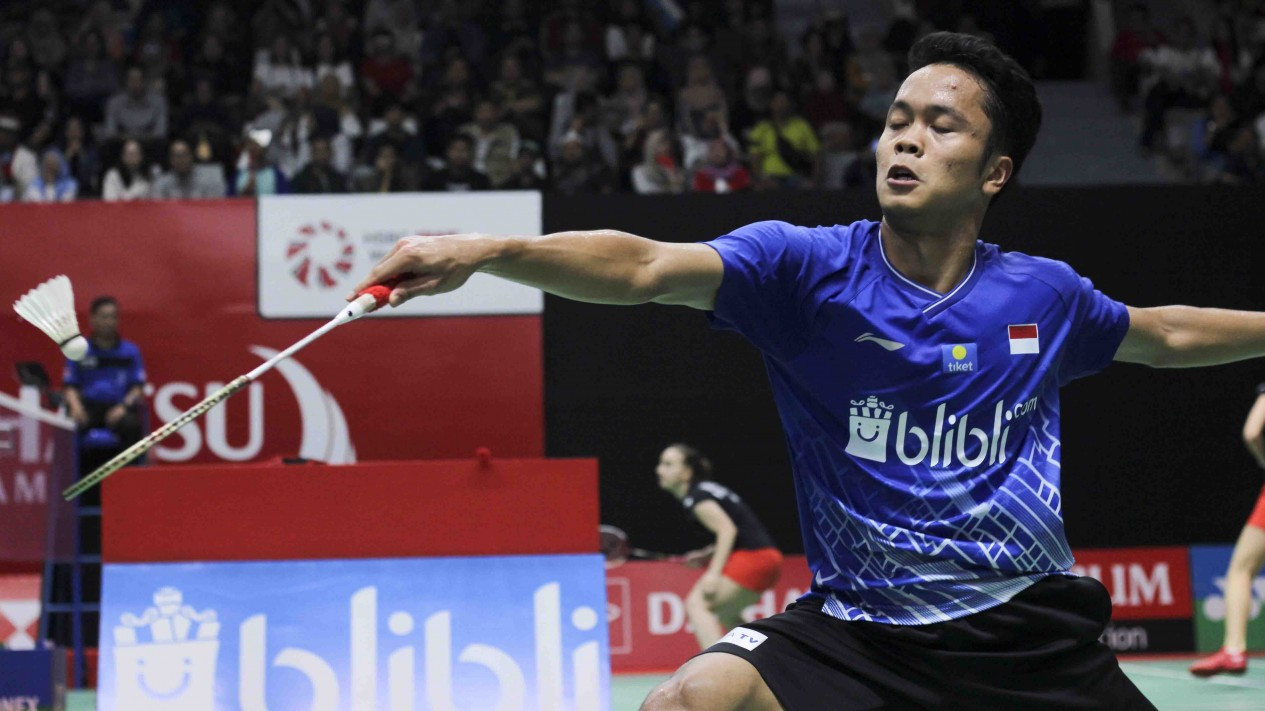 Ngeri, Anthony Ginting Libas Pebulutangkis India di Senayan