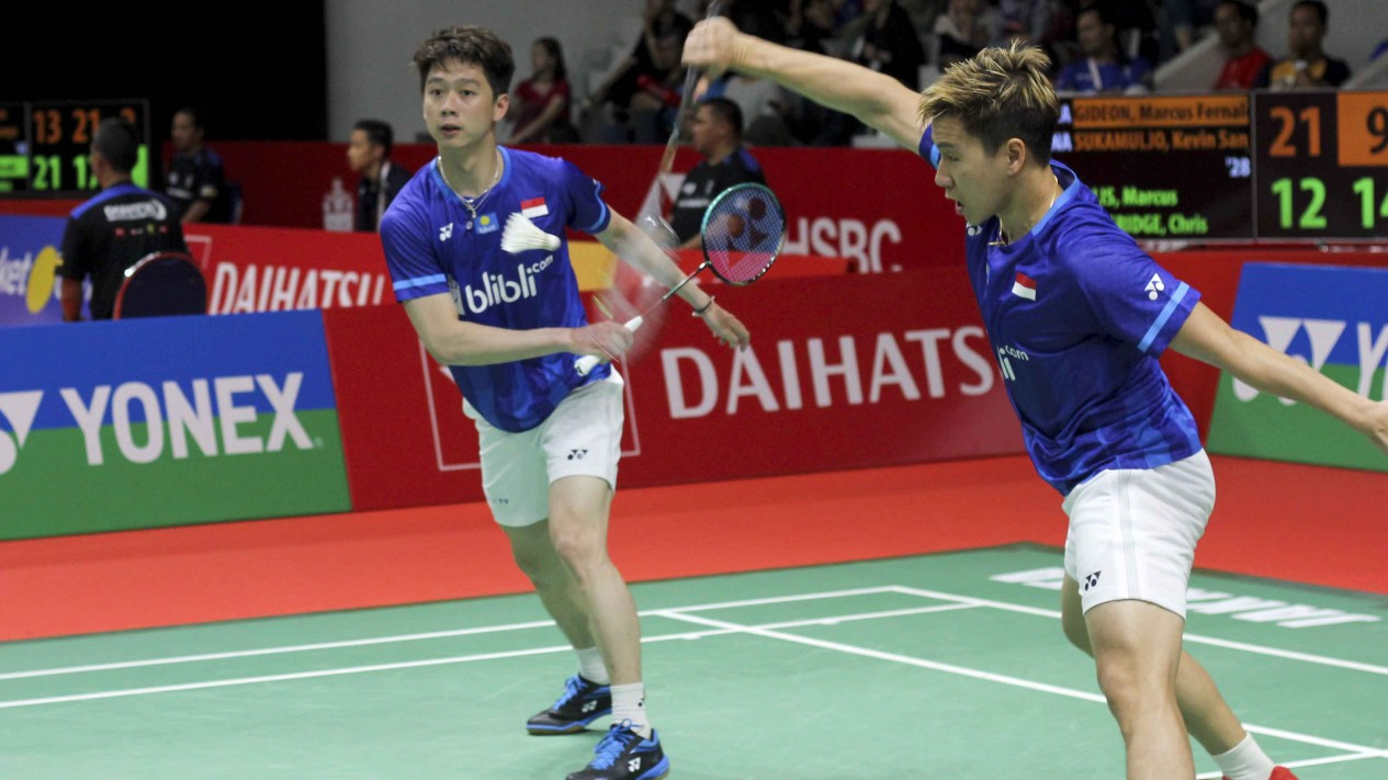 Dahsyat, Kevin/Marcus Hajar Raja Eropa di Senayan