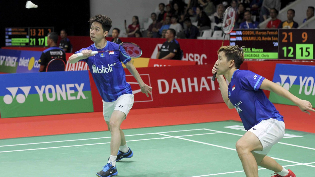 Dahsyat, Kevin/Marcus Hajar Raja Eropa di Senayan