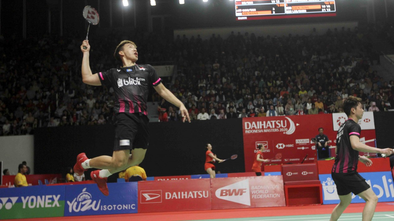 Kevin/Marcus Hancurkan Bulutangkis China di Indonesia Master