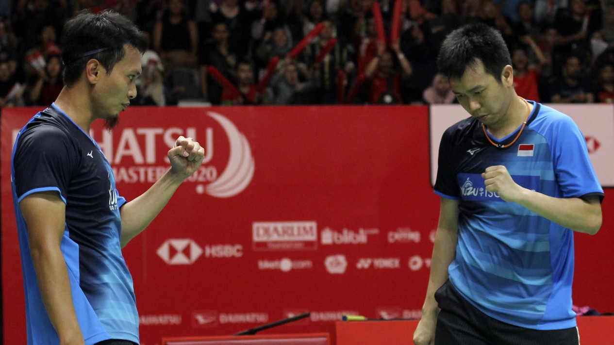Istora Bergemuruh, Ahsan/Hendra Lolos Semifinal