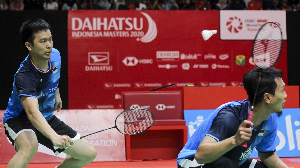 Istora Bergemuruh, Ahsan/Hendra Lolos Semifinal