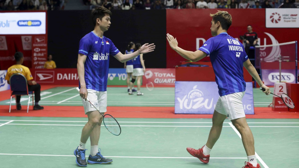 Ganyang Malaysia, Kevin/Marcus ke Semifinal Indonesia Master