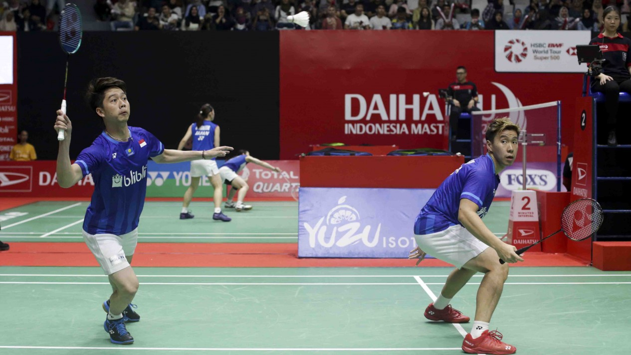 Ganyang Malaysia, Kevin/Marcus ke Semifinal Indonesia Master
