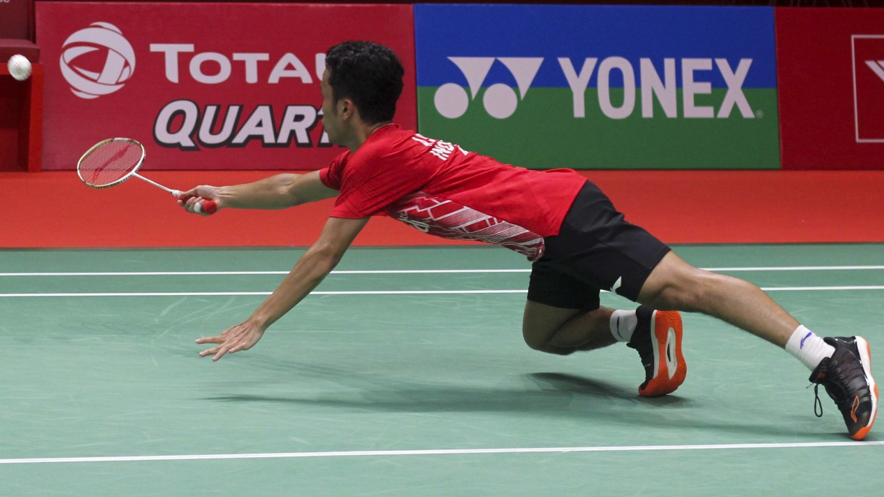 Istora Geger, Anthony Ginting Lumat Raja Superseries