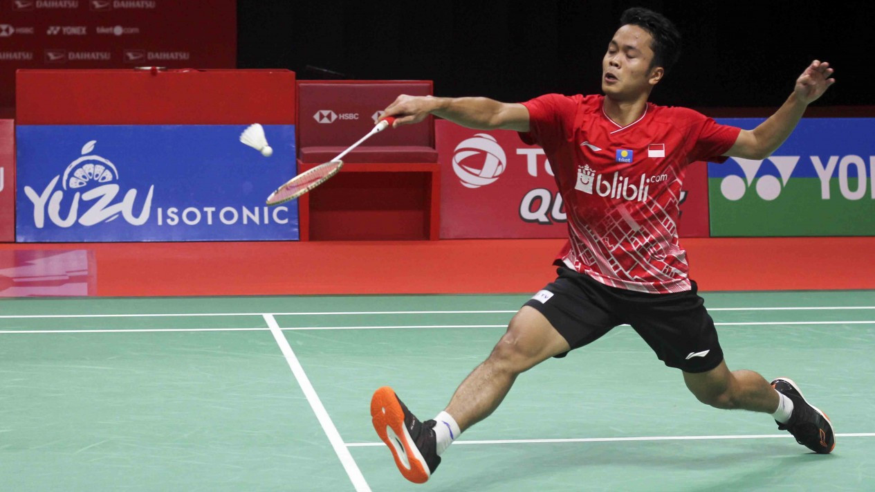 Istora Geger, Anthony Ginting Lumat Raja Superseries