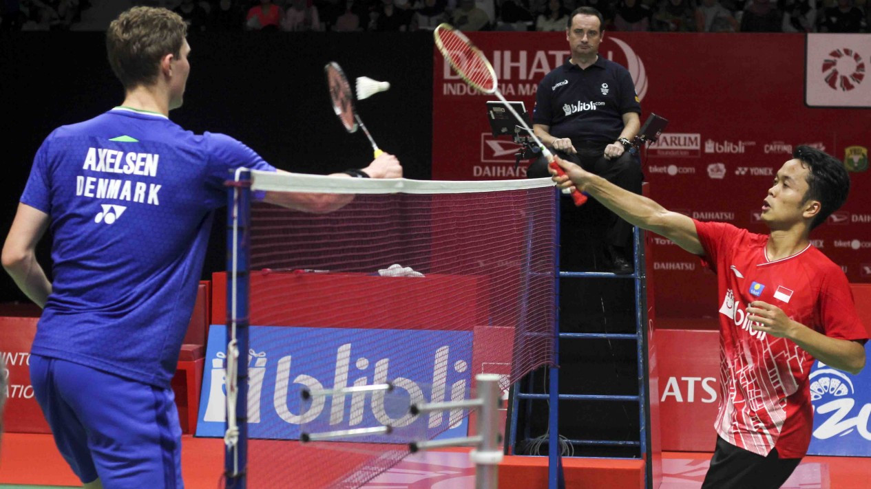 Istora Geger, Anthony Ginting Lumat Raja Superseries