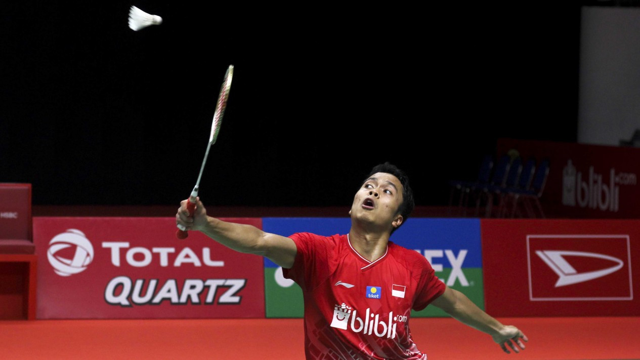 Istora Geger, Anthony Ginting Lumat Raja Superseries