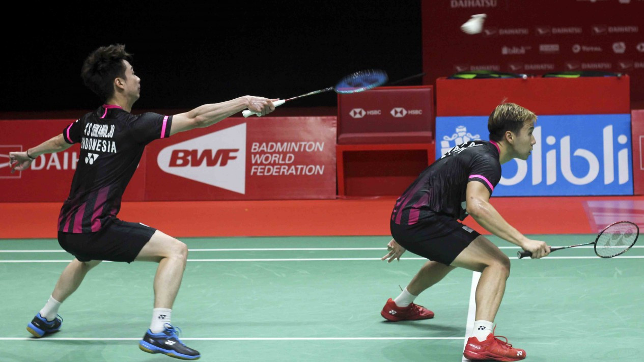 Kevin/Marcus Ganyang Malaysia, Indonesia Pastikan Satu Gelar