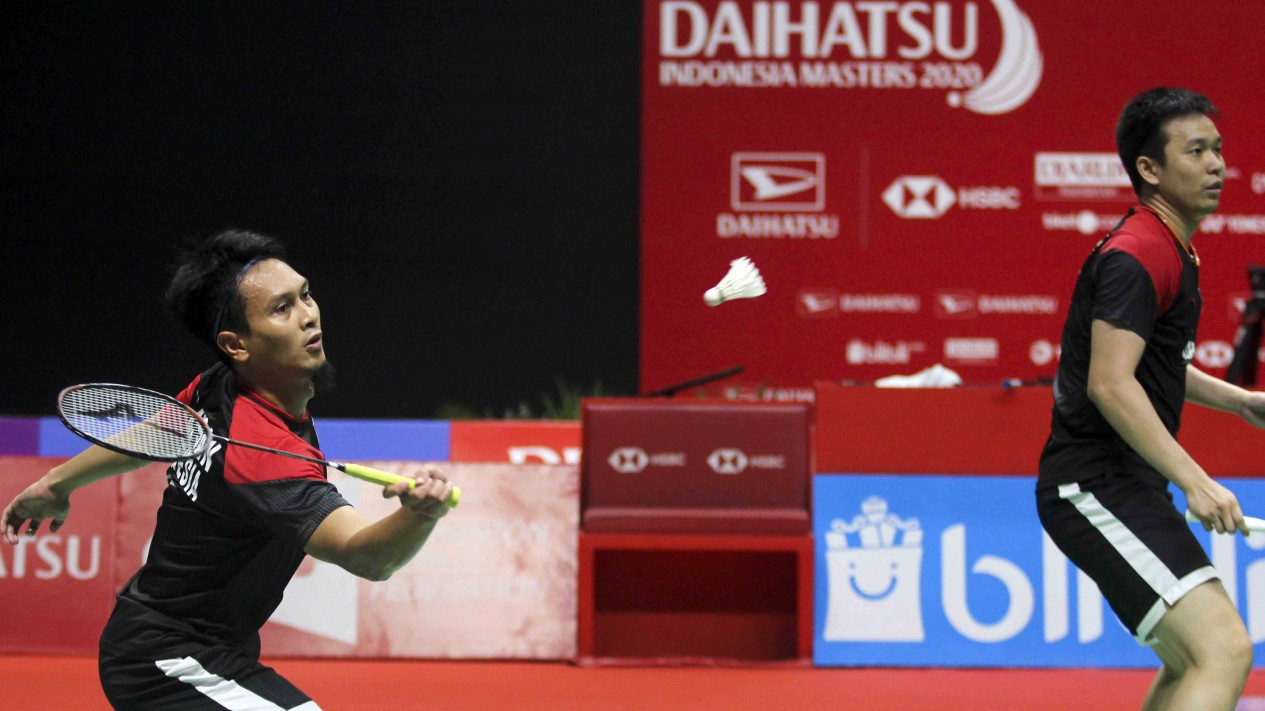 Beringas, Kevin/Marcus Pertahankan Juara Indonesia Masters