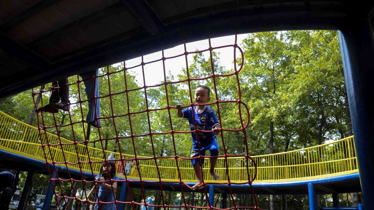 Wajah Baru Taman Puring Jakarta, Kini Cantik dan Bikin Betah