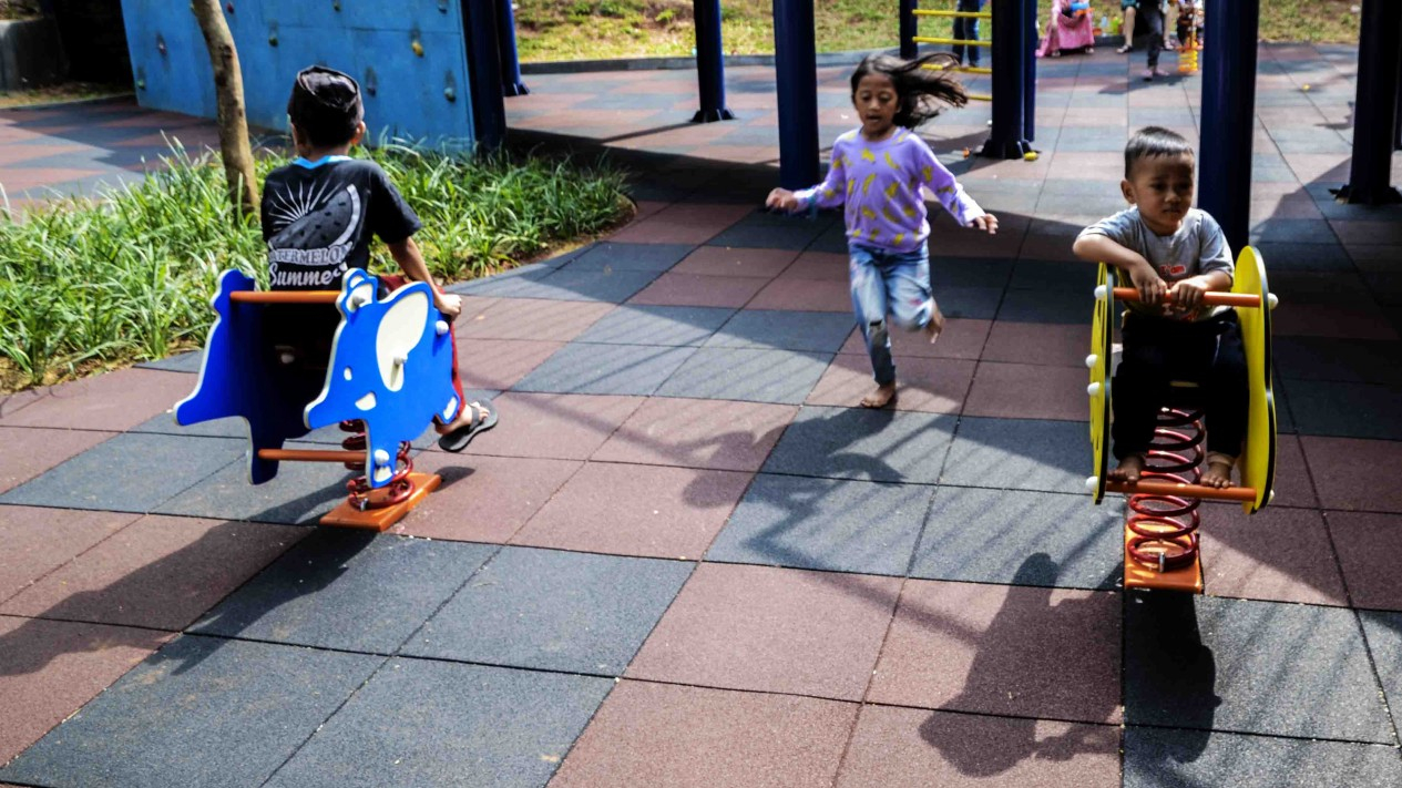 Wajah Baru Taman Puring Jakarta, Kini Cantik dan Bikin Betah