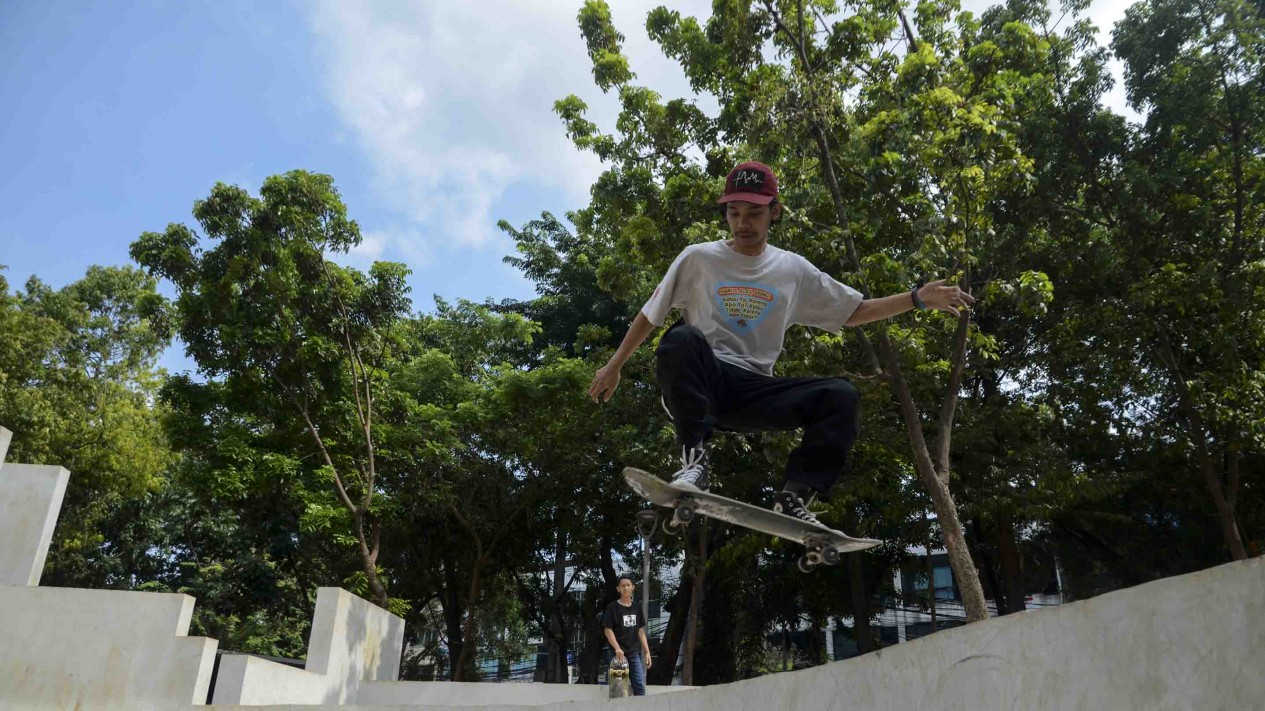 Wajah Baru Taman Puring Jakarta, Kini Cantik dan Bikin Betah