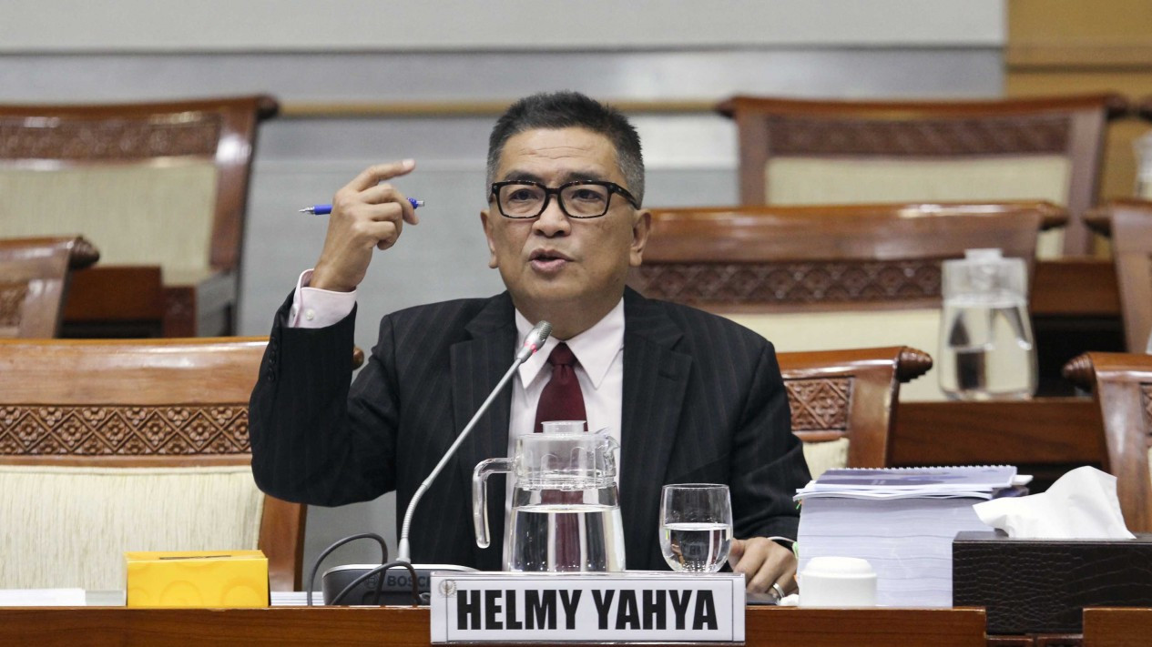 Helmy Yahya Rapat Dengar Pendapat Umum dengan Komisi I DPR