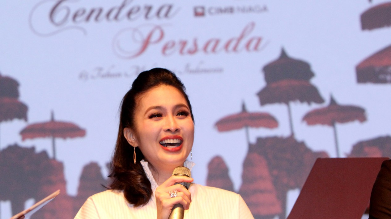 Sandra Dewi Siap Meriahkan "65 Tahun Melayani Indonesia"