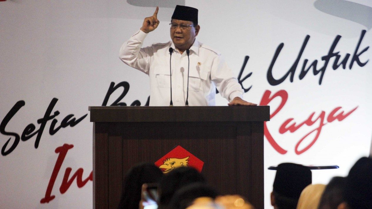 Prabowo dan Anies Hadiri HUT Partai Gerindra ke-12