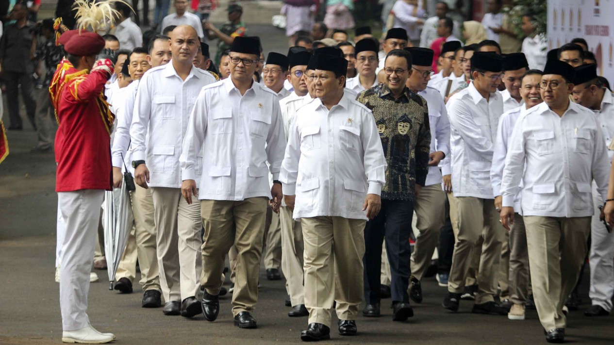 Prabowo dan Anies Hadiri HUT Partai Gerindra ke-12