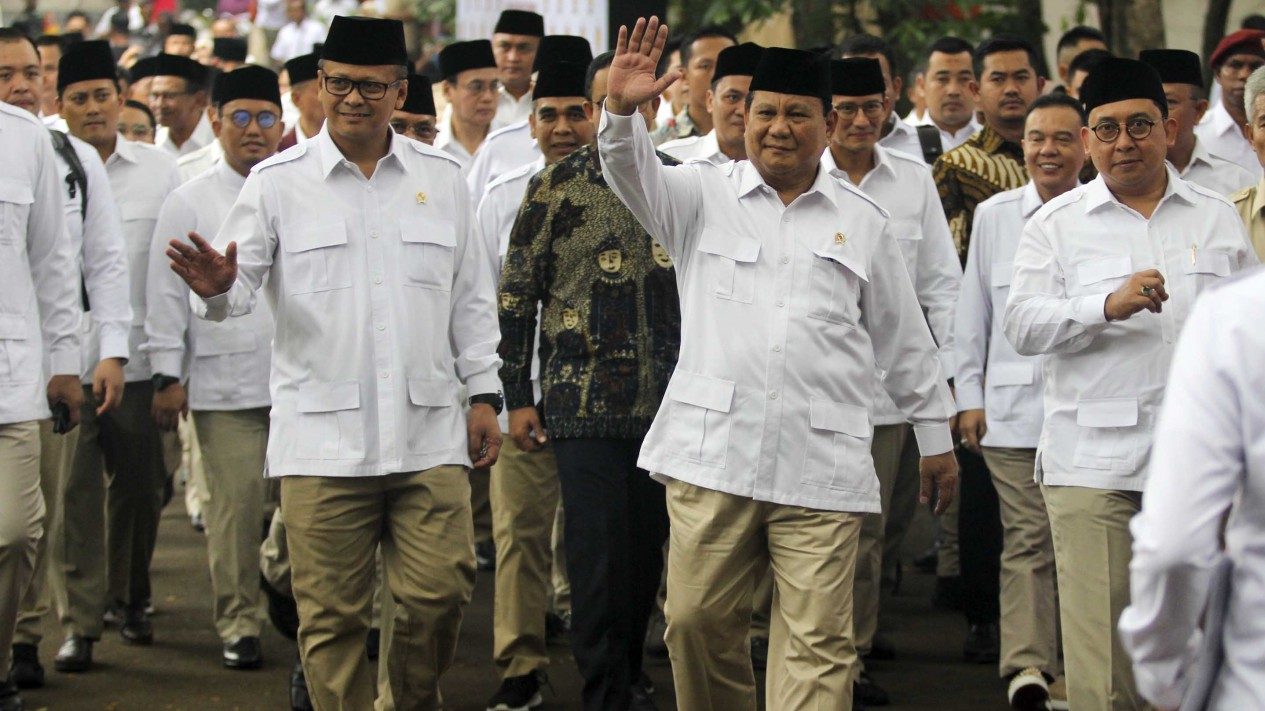 Prabowo dan Anies Hadiri HUT Partai Gerindra ke-12