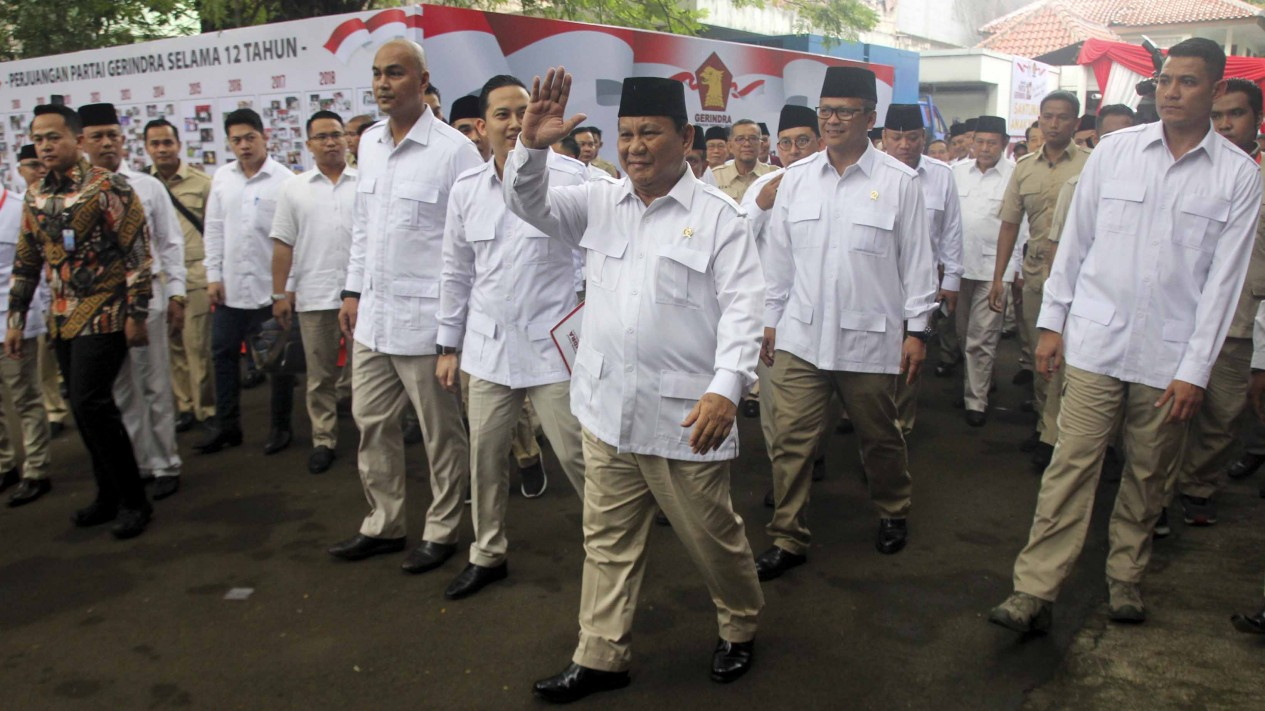 Prabowo dan Anies Hadiri HUT Partai Gerindra ke-12