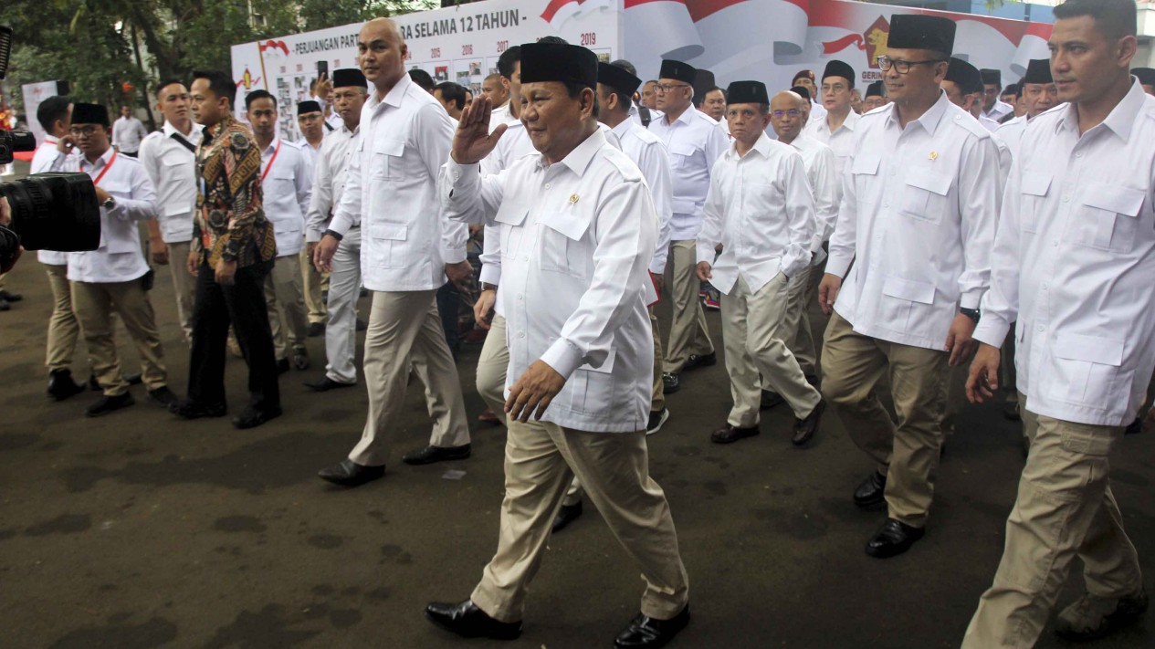 Prabowo dan Anies Hadiri HUT Partai Gerindra ke-12